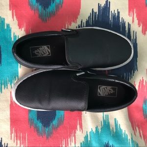 Van Perf leather slip on